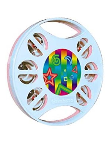 Pandereta Rhythm Tech Tambino Azul Rosa RT1500