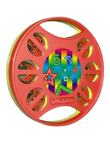 Pandereta Rhythm Tech Tambino Roja Amarilla RT1531