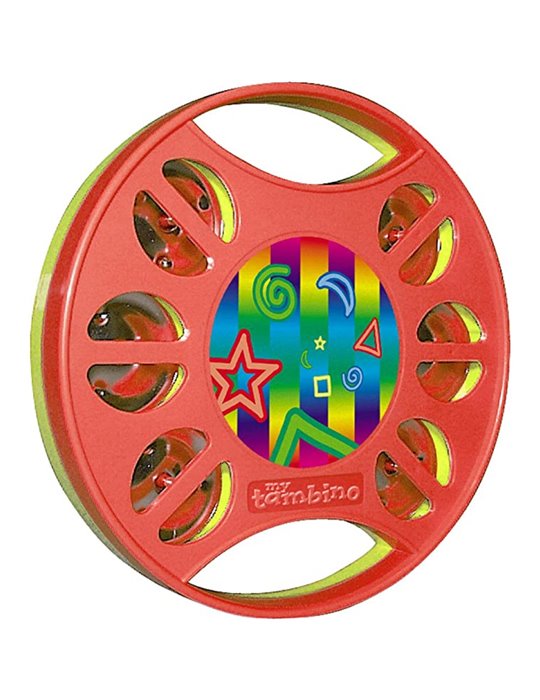 Pandereta Rhythm Tech Tambino Roja Amarilla RT1531