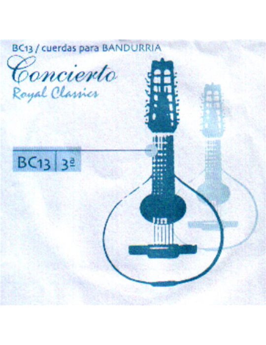 Cuerda 3ª Bandurria Royal Classics Concierto BC-13