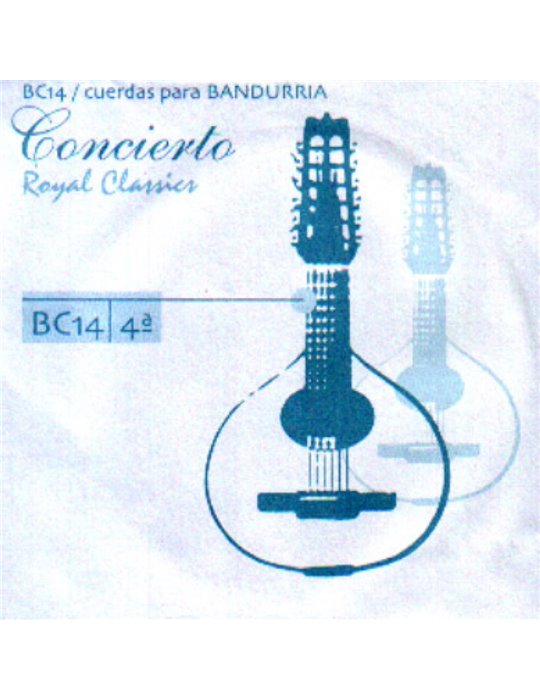 Cuerda 4ª Bandurria Royal Classics Concierto BC-14