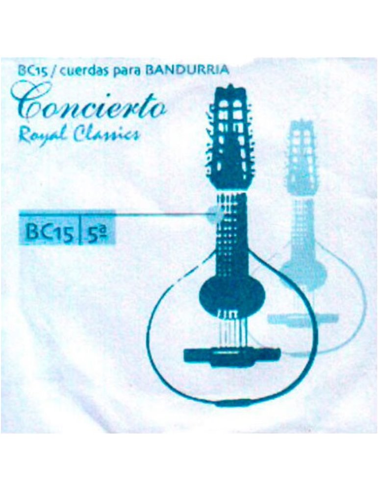 Cuerda 5ª Bandurria Royal Classics Concierto BC-15