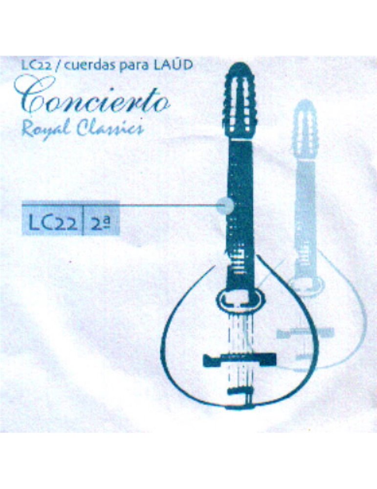 Cuerda 2ª Laúd Royal Classics Concierto LC-22