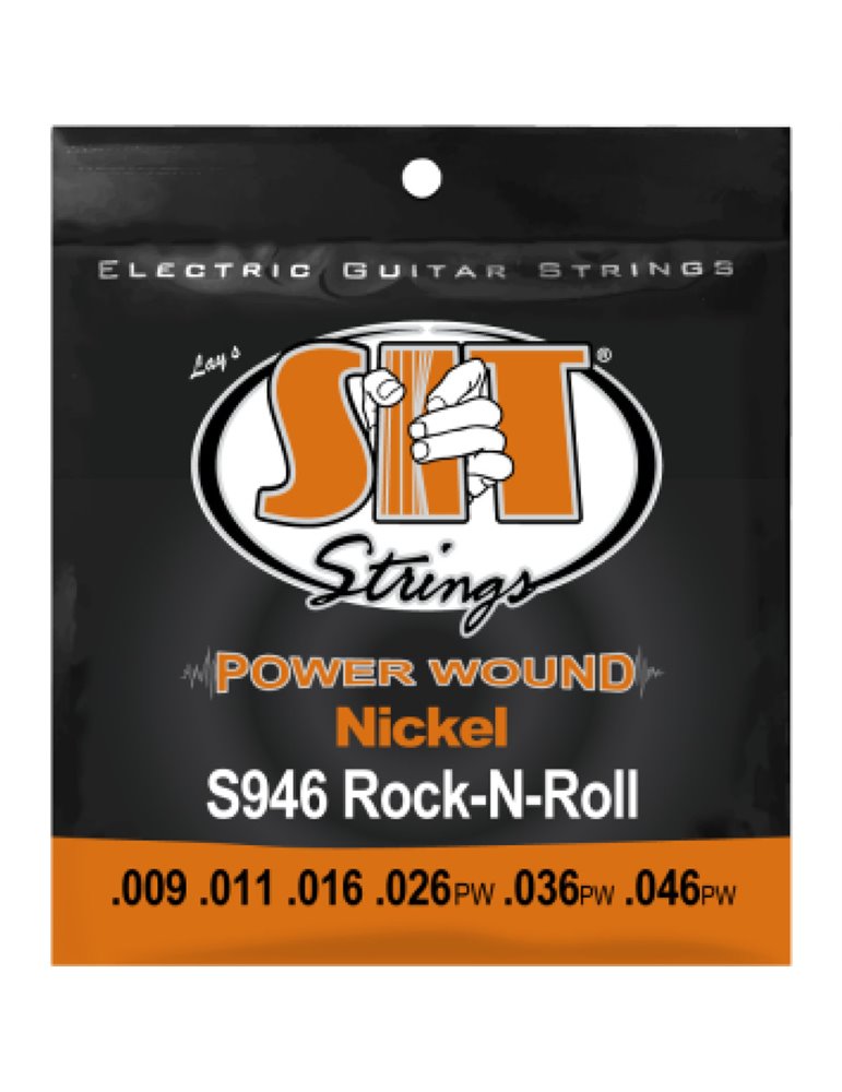 Juego Cuerdas Guitarra Eléctrica SIT Powerwound S946 009-046