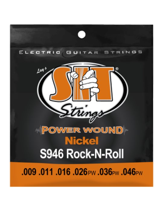 Juego Cuerdas Guitarra Eléctrica SIT Powerwound S946 009-046