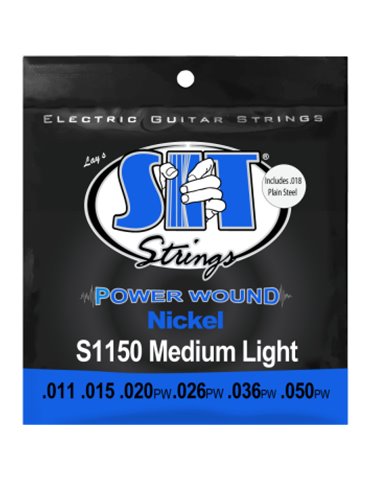 Juego Cuerdas Guitarra Eléctrica SIT Powerwound S1150 011-050