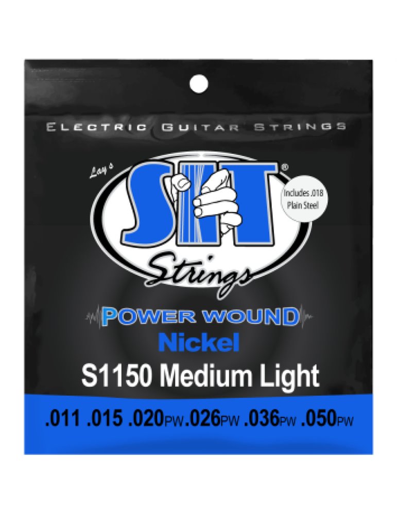 Juego Cuerdas Guitarra Eléctrica SIT Powerwound S1150 011-050
