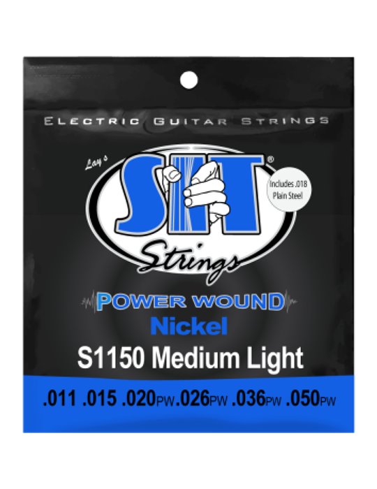 Juego Cuerdas Guitarra Eléctrica SIT Powerwound S1150 011-050