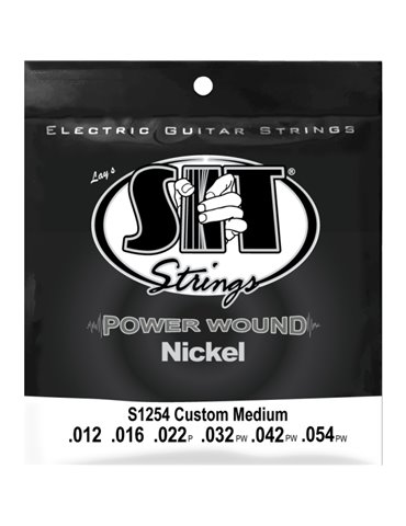 Juego Cuerdas Guitarra Eléctrica SIT Powerwound S1254 012-054