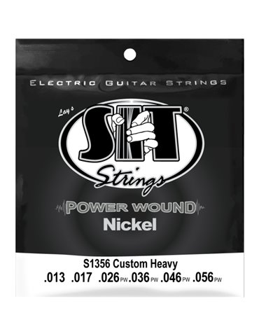 Juego Cuerdas Guitarra Eléctrica SIT Powerwound S1356 013-056