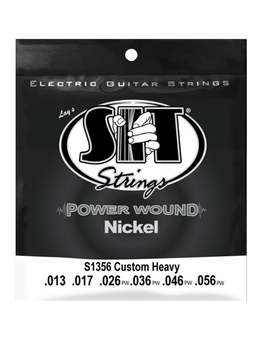 Juego Cuerdas Guitarra Eléctrica SIT Powerwound S1356 013-056