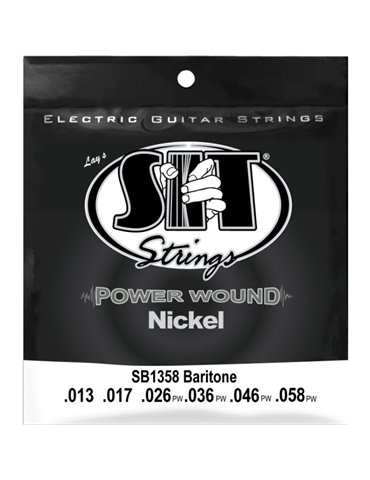 Juego Cuerdas Guitarra Eléctrica SIT Powerwound SB1358 013-058