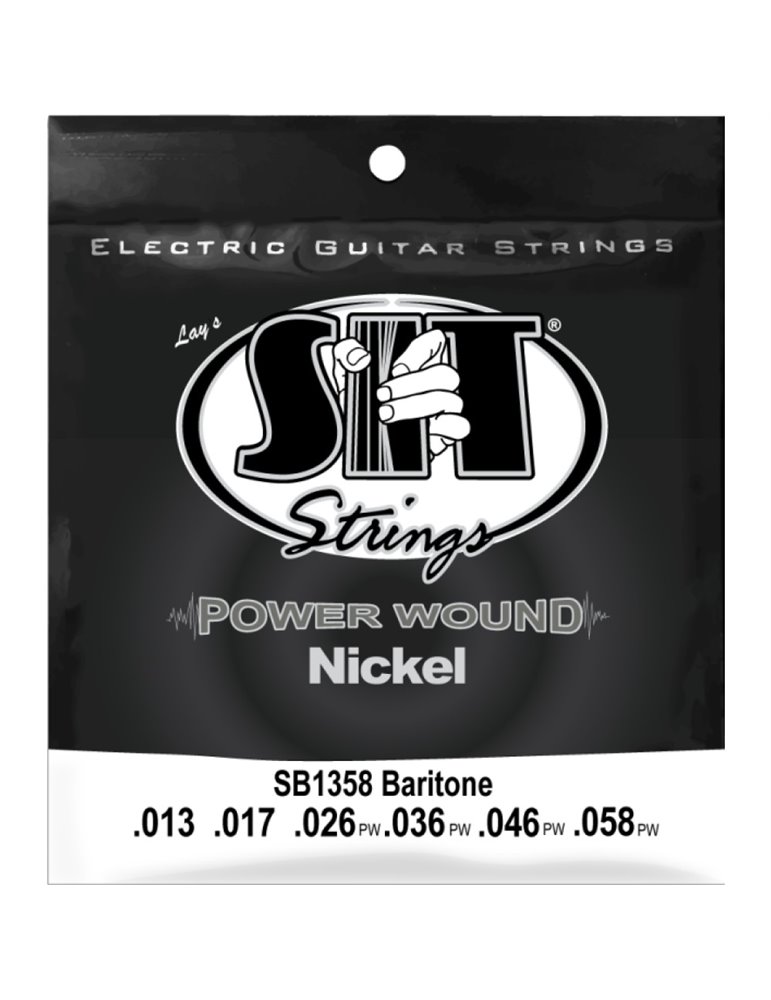 Juego Cuerdas Guitarra Eléctrica SIT Powerwound SB1358 013-058