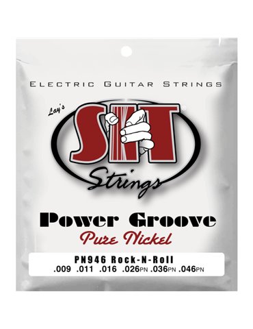 Juego Cuerdas Guitarra Eléctrica SIT Power Groove PN946 009-046