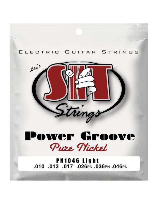 Juego Cuerdas Guitarra Eléctrica SIT Power Groove PN1046 010-046