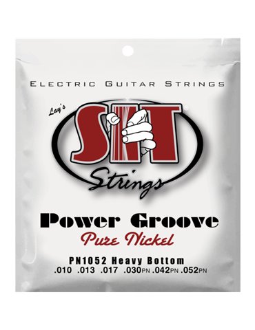 Juego Cuerdas Guitarra Eléctrica SIT Power Groove PN1052 010-052
