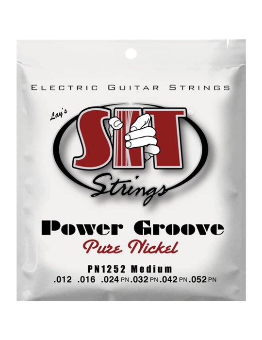 Juego Cuerdas Guitarra Eléctrica SIT Power Groove PN1252 012-052