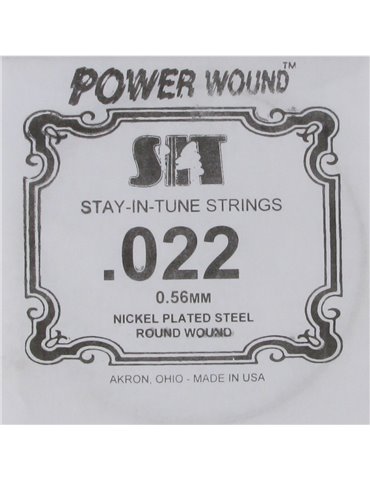 Cuerda Guitarra Eléctrica SIT .022PW