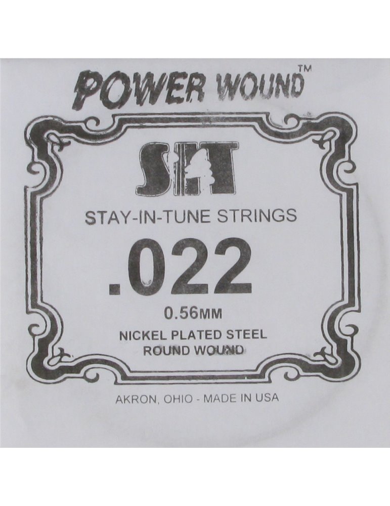 Cuerda Guitarra Eléctrica SIT .022PW