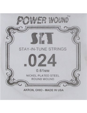 Cuerda Guitarra Eléctrica SIT .024PW
