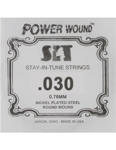 Cuerda Guitarra Eléctrica SIT .030PW