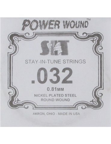 Cuerda Guitarra Eléctrica SIT .032PW