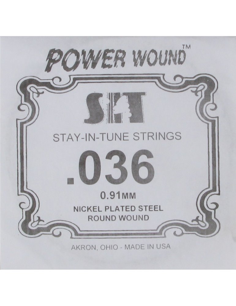 Cuerda Guitarra Eléctrica SIT .036PW