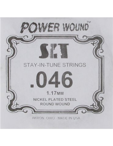 Cuerda Guitarra Eléctrica SIT .046PW