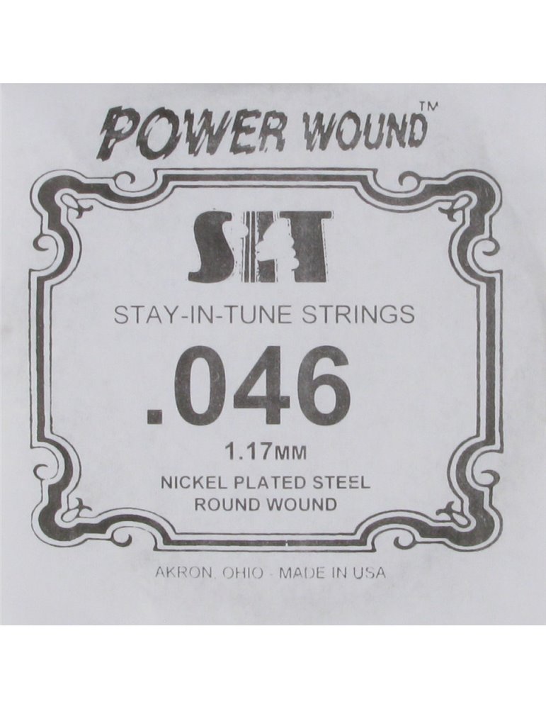 Cuerda Guitarra Eléctrica SIT .046PW