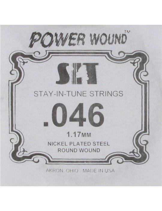 Cuerda Guitarra Eléctrica SIT .046PW