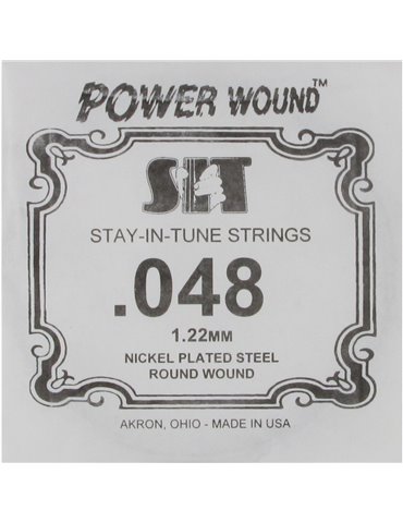Cuerda Guitarra Eléctrica SIT .048PW
