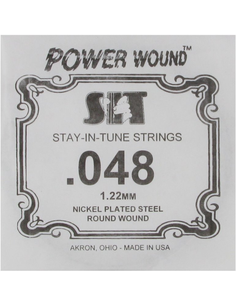 Cuerda Guitarra Eléctrica SIT .048PW