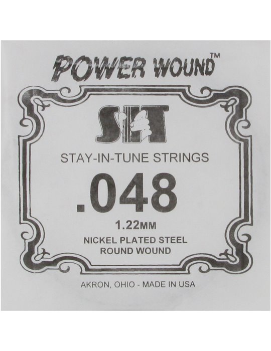 Cuerda Guitarra Eléctrica SIT .048PW