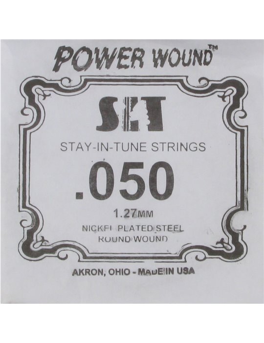 Cuerda Guitarra Eléctrica SIT .050PW