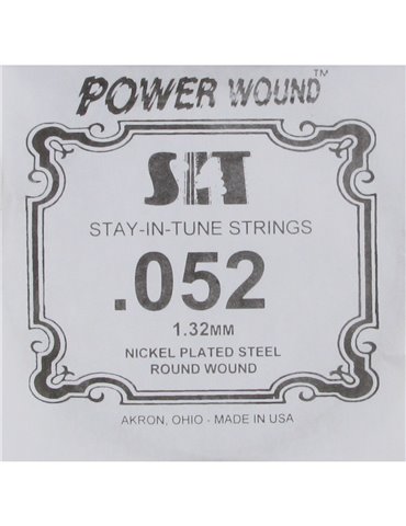 Cuerda Guitarra Eléctrica SIT .052PW