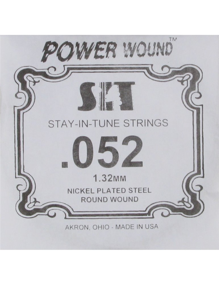 Cuerda Guitarra Eléctrica SIT .052PW