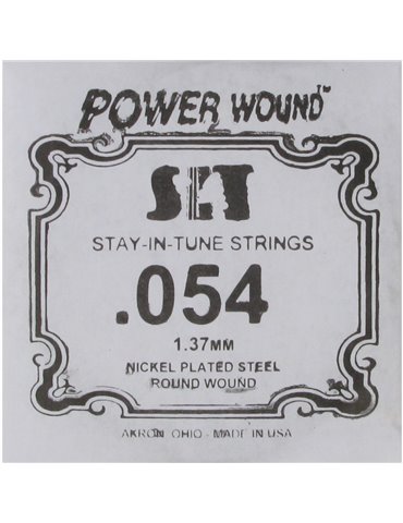 Cuerda Guitarra Eléctrica SIT .054PW