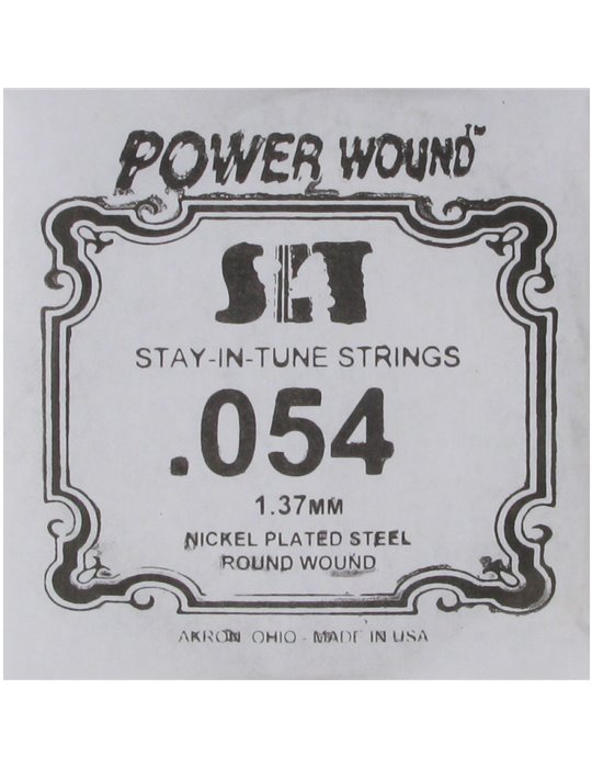 Cuerda Guitarra Eléctrica SIT .054PW