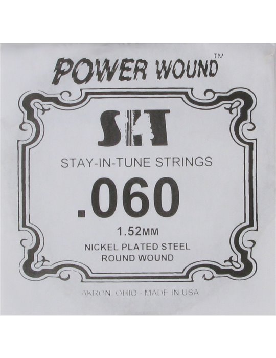 Cuerda Guitarra Eléctrica SIT .060PW