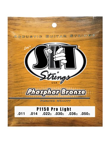 Juego Cuerdas Guitarra Acústica SIT Phosphor Bronze P1150 011-050