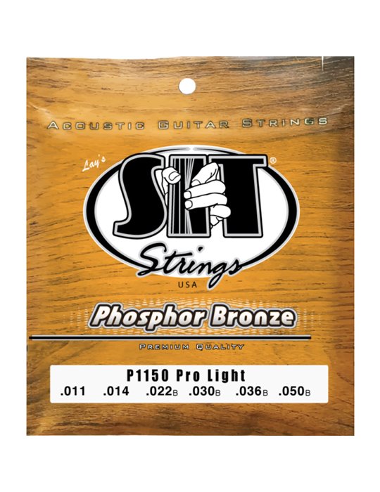 Juego Cuerdas Guitarra Acústica SIT Phosphor Bronze P1150 011-050