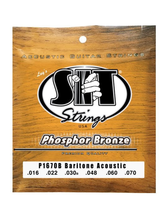 Juego Cuerdas Guitarra Acústica SIT Phosphor Bronze P1670B 016-070