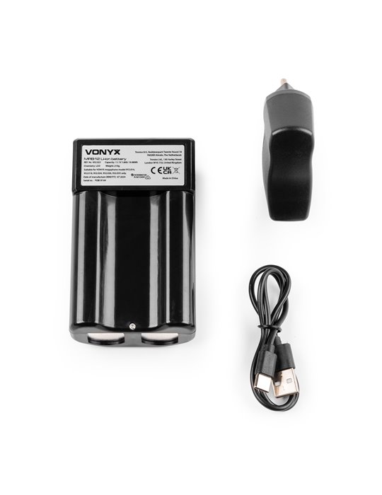 MRB12 Paquete de baterías de iones de litio de 12 V con cargador