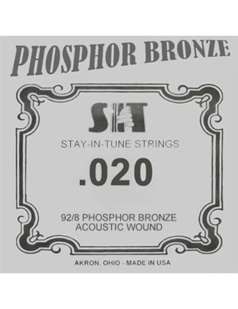 Cuerda Guitarra Acústica Phosphor Bronze SIT .020B