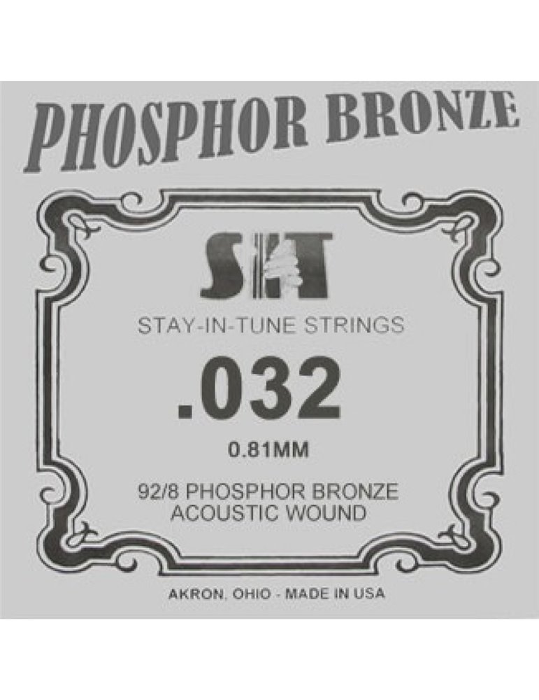 Cuerda Guitarra Acústica Phosphor Bronze SIT .032B