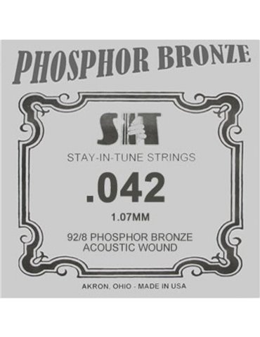 Cuerda Guitarra Acústica Phosphor Bronze SIT .042B