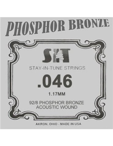 Cuerda Guitarra Acústica Phosphor Bronze SIT .046B