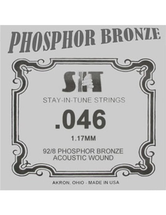 Cuerda Guitarra Acústica Phosphor Bronze SIT .046B