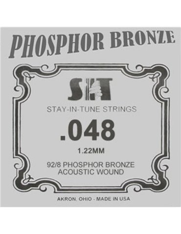 Cuerda Guitarra Acústica Phosphor Bronze SIT .048B