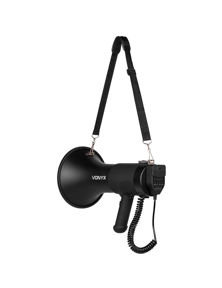 MEG075 Megáfono 75W Negro Mate